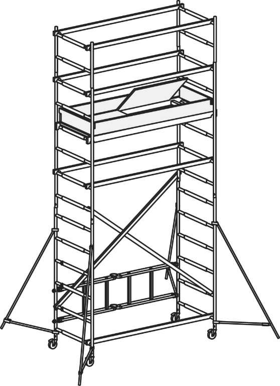 Mobile Aluminum Scaffolding Hymer