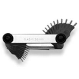 Gedore 702 8 M Feeler Gauge Set - 0.05 To 0.50mm Precision Measuring Tool With Nickel Handle-466846