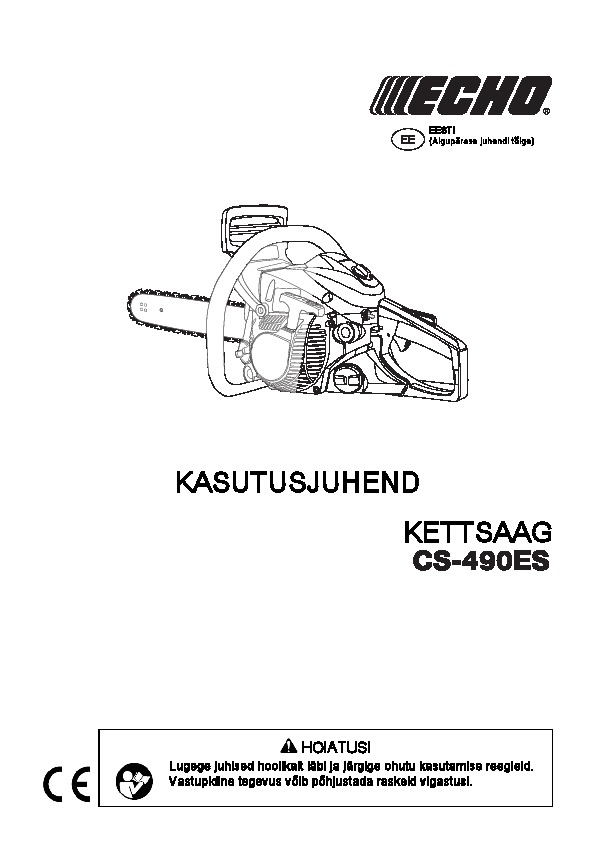 CS-490ES-kasutusjuhend