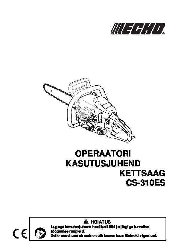 CS-310ES-kasutusjuhend