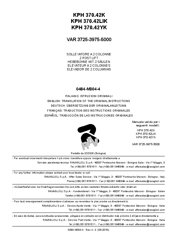 KPH370-42LIK Manual