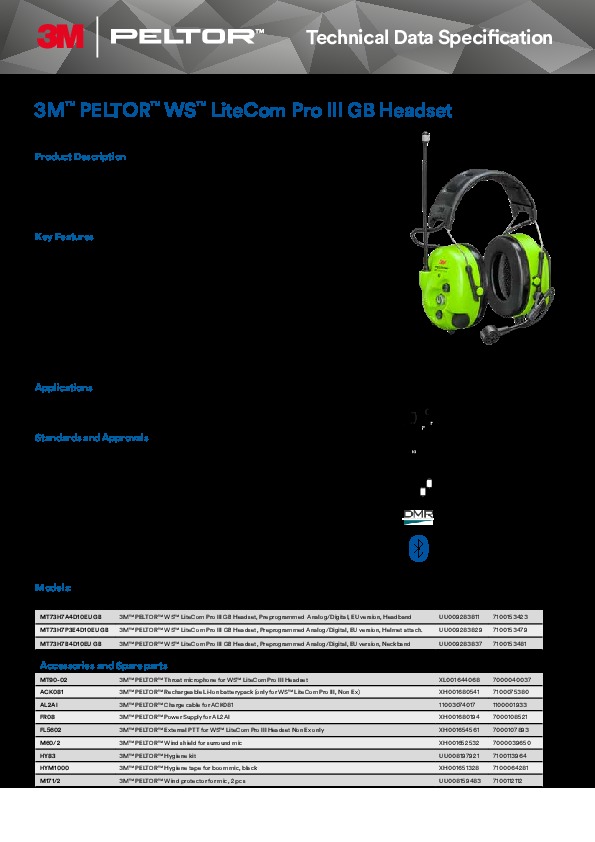 3m peltor litecom pro iii