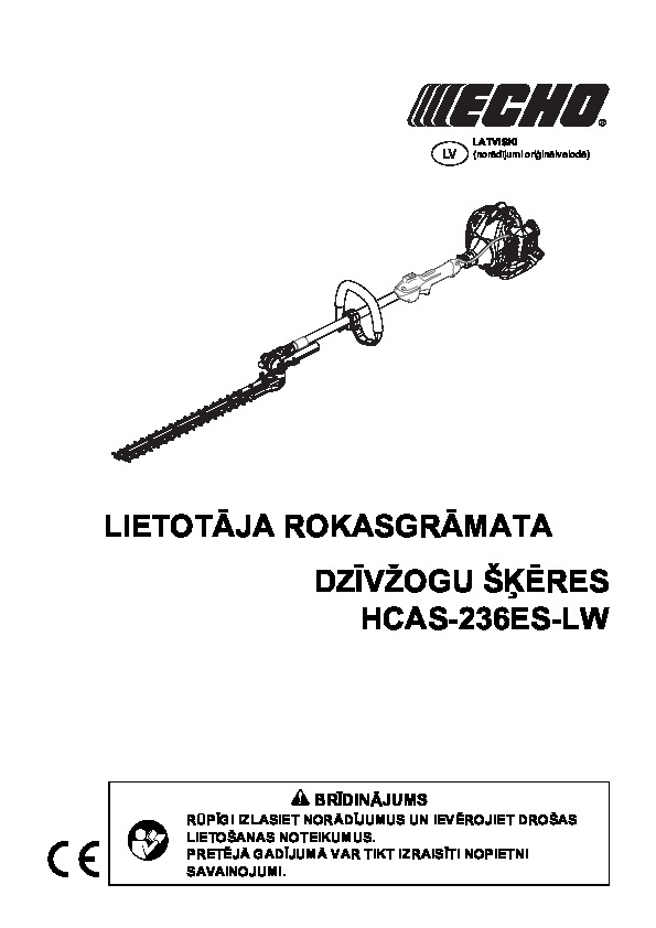HCAS-236ES-LW-kasutusjuhend-LV