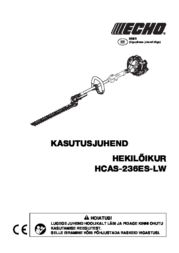 HCAS-236ES-LW-kasutusjuhend