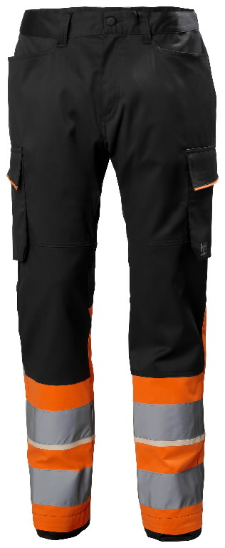 Trousers Uc-Me Cargo hi-viz CL1, orange/black C72