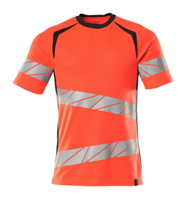 T-shirt Accelerate Safe, CL 2, High-Visibility orange 4XL