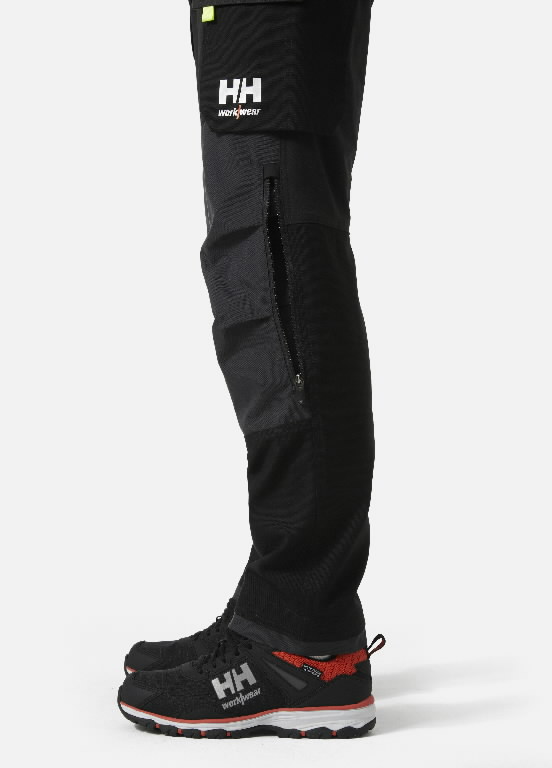Kelnės su kabančiomis kišenėmis Oxford 4X Cons, tamprios, juoda/tamsiai pilka C56 5.
