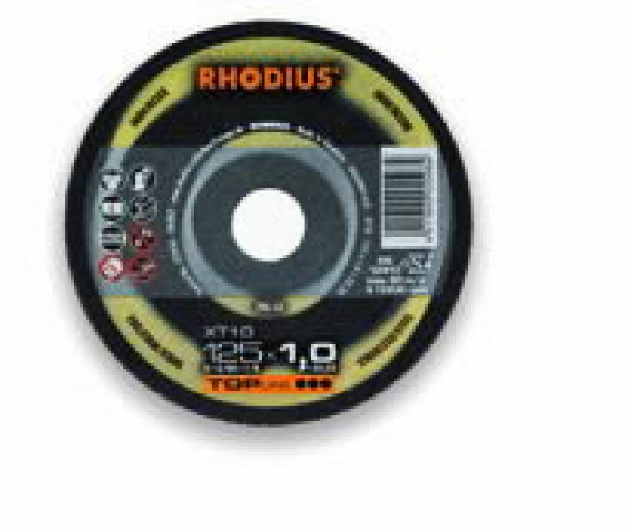 Режущий диск, особо тонкий, TOPLINE XT10 125x1,0, RHODIUS