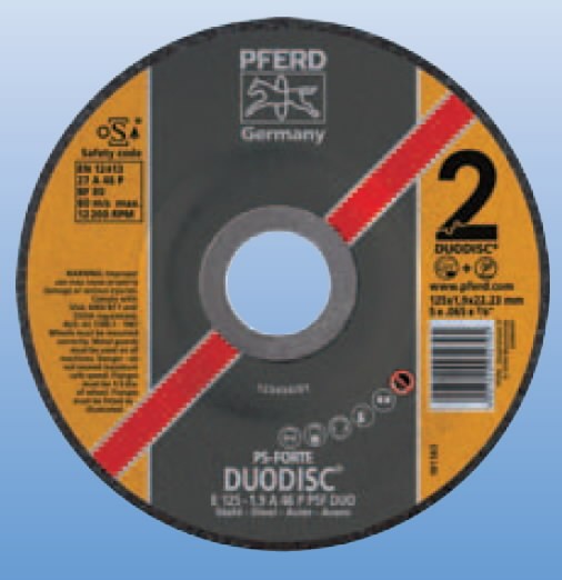Pjovimo ir šlifavimo diskas  DuoDisc 150x3,5 A46P PSF Steel 