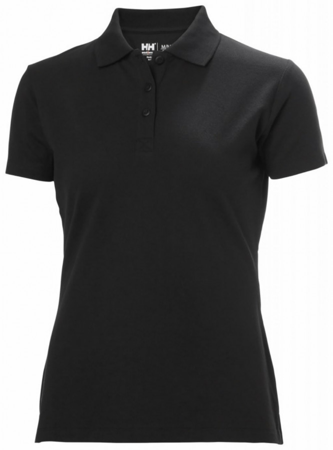 Polo marškinėliai Manchester, moteriški, juoda L