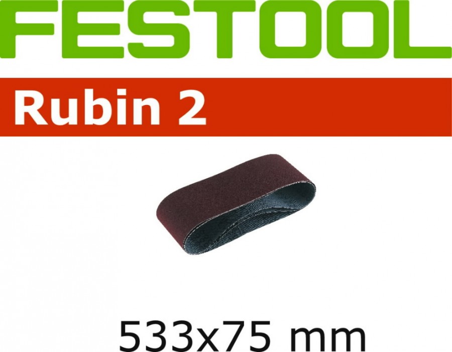 Lihvlint RUBIN 2 10tk 75x533mm P100, Festool