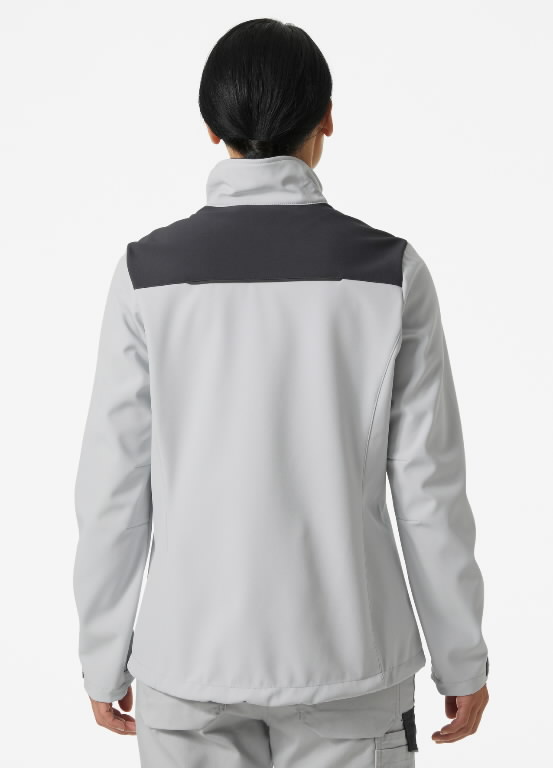 Softshell jacket Manchester 2.0, women, light grey XS 5.