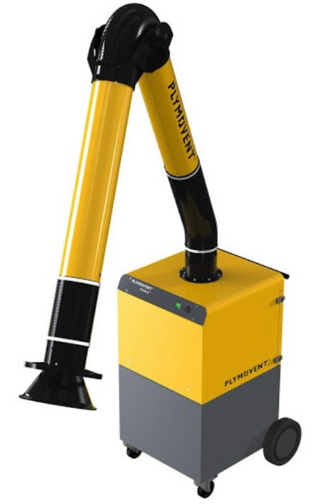Mobile welding fume extractor MobileGo Plus, 3m Kua arm 1