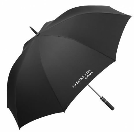 Umbrella, black KUBOTA, Kubota