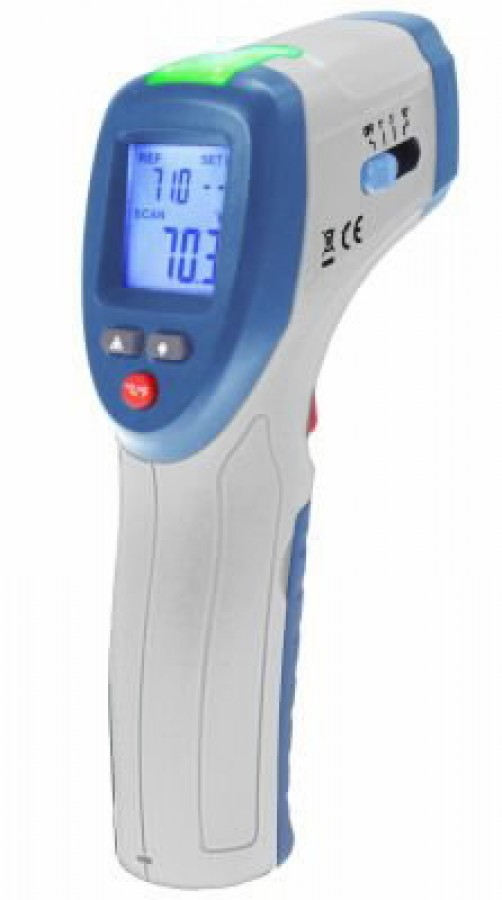Infraraudonujų spindulių termometras -50...+380 C,, PeakTech