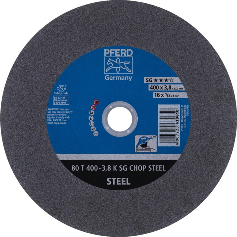 Cut-off wheel SG Chop Steel 400x3,8/32,0mm, Pferd