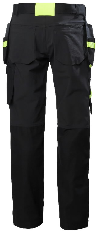 Kelnės su kabančiomis kišenėmis Oxford 4X Cons, tamprios, juoda/tamsiai pilka C58 2.