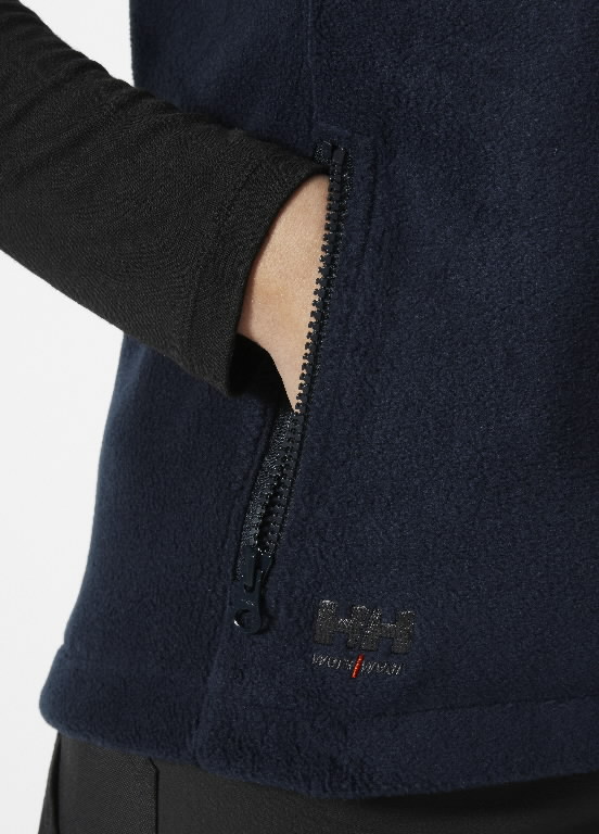 Fleece vest Manchester 2.0 zip in, women, navy L 3.