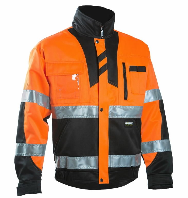 black hi vis coat