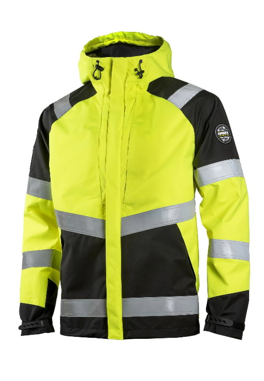 Hi-vis Workjacket 6109,  yellow/black XL