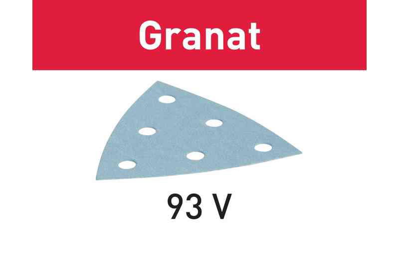 Šlifavimo popierius STF V93/6 P100 GR/100 Granat 100 vnt.  2.