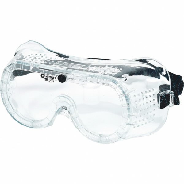 Goggles with elastic headband - transparent, EN 166 