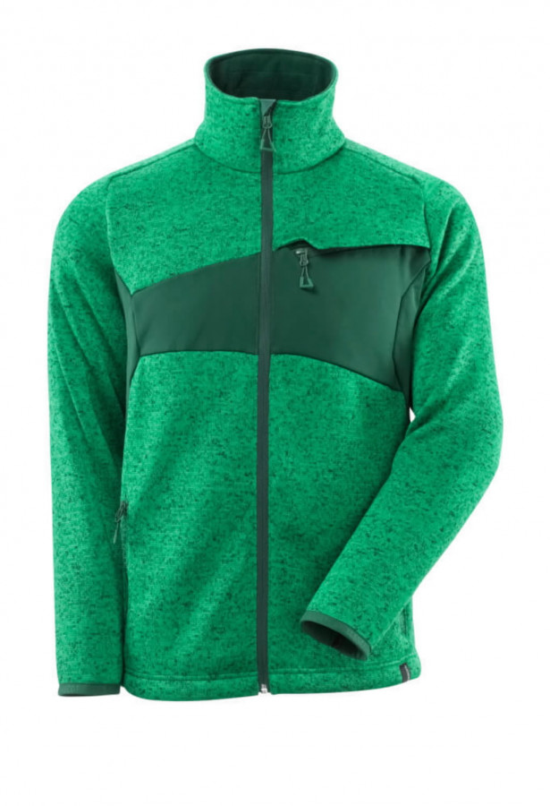 Džemperis su  užtrauktuku  ACCELERATE, green XL