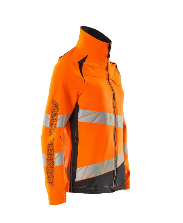 Jacket Accelerate Safe stretch ladies,  hi-viz  CL2, orange XS 3.