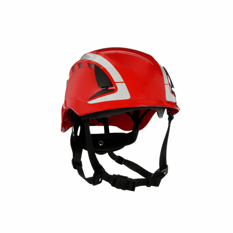 Apsauginis šalmas SecureFit, ventiliuojamas, raudonas X5005V X5005V-CE, 3M