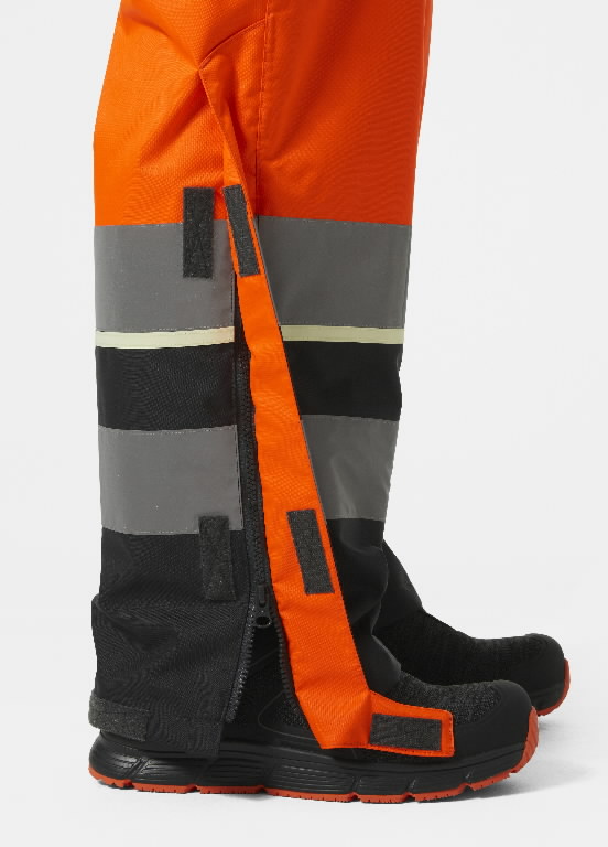 Winter pants Uc-me hi-viz, CL2, orange/black 3XL 4.
