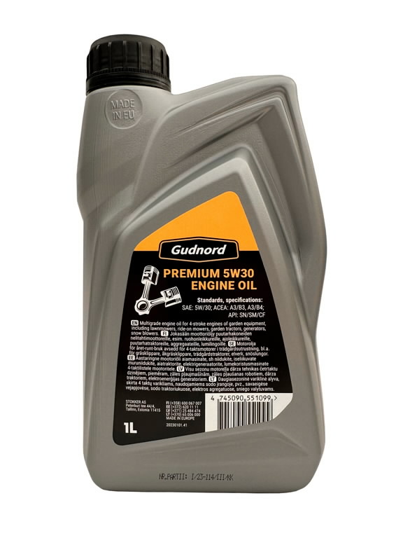 Moottoriöljy Premium 5W30 1L 1