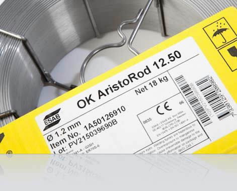 Keevitustraat OK AristoRod 12.50 1,0mm 18kg, Esab