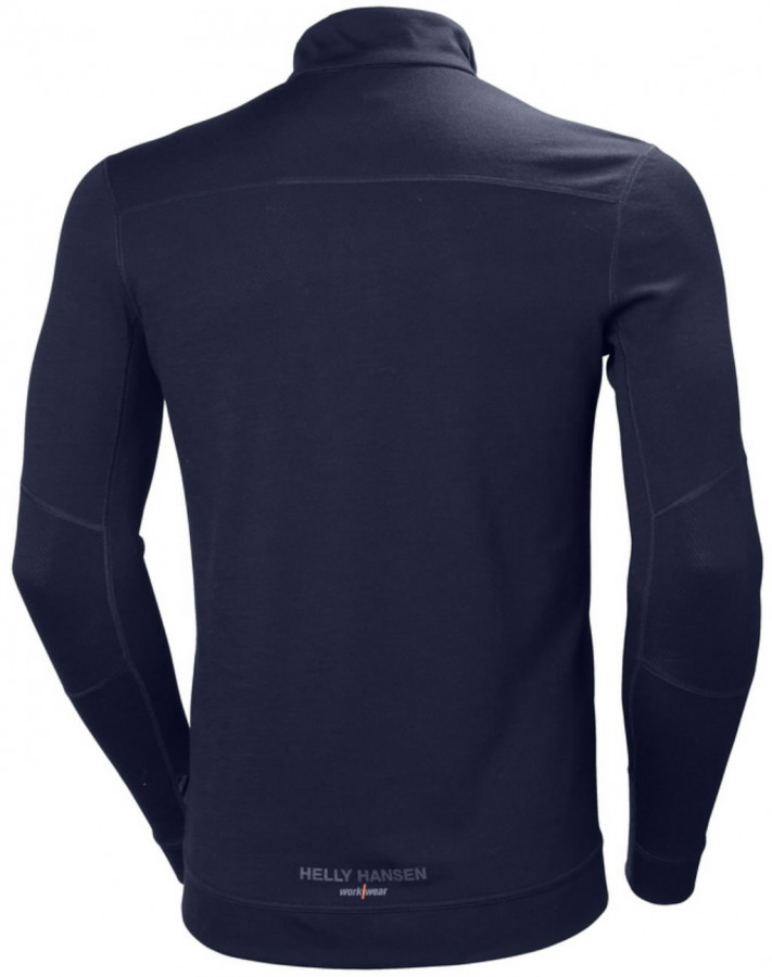 Marškinėliai LIFA Merino Halfzip, tamsiai mėlyna 4XL, Helly Hansen WorkWear