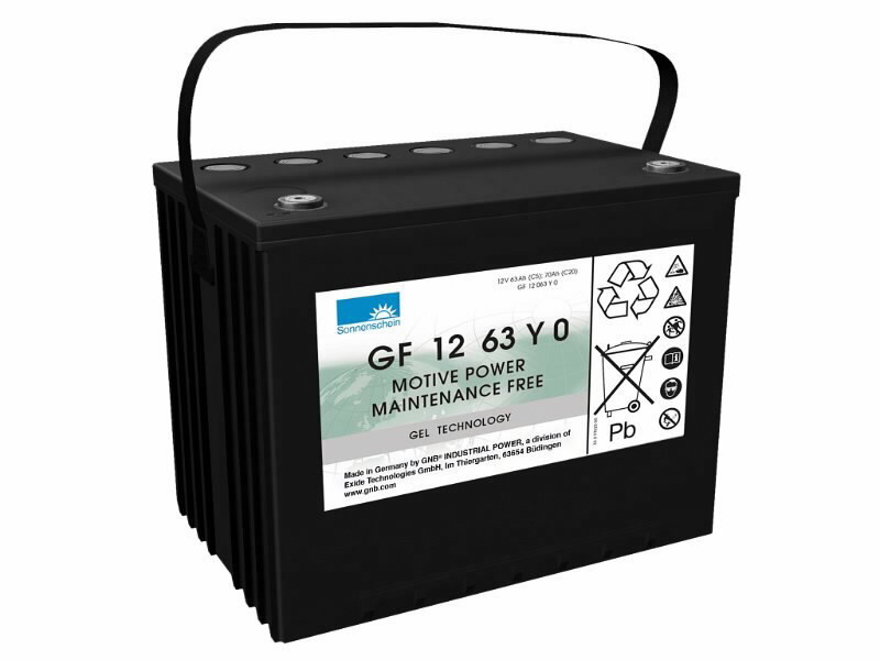 Battery Exide Sonnenschine 12V 63Ah GEL 261x171x210mm 