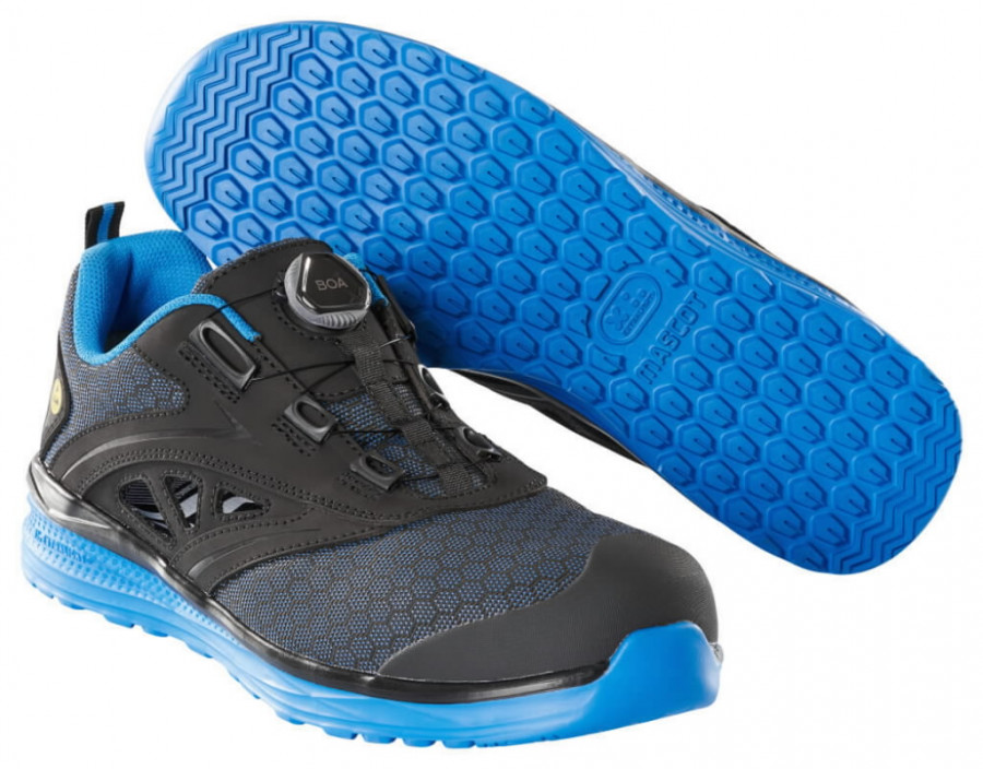 Apsauginiai sandalai Carbon BOA Fit, S1P, juoda/mėlyna 44