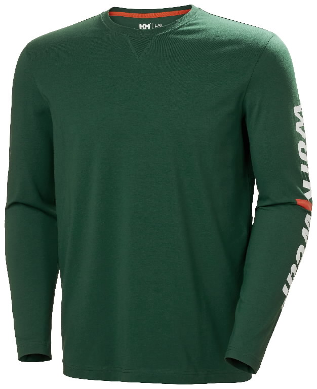 Marškinėliai Graphic ilgomis rankovėmis, green L