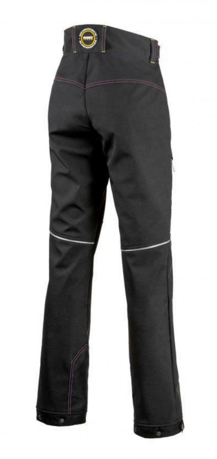 Trousers 6111 Softshell for women, black 38 2.