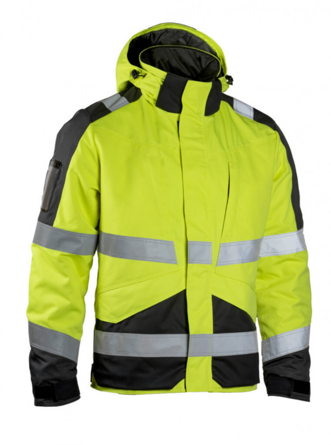 Winter Safety shell jacket 6101Y hi-vis CL2, yellow L