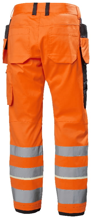 Work pants Uc-me Cons, hi-viz, CL2, orange/black C44 2.