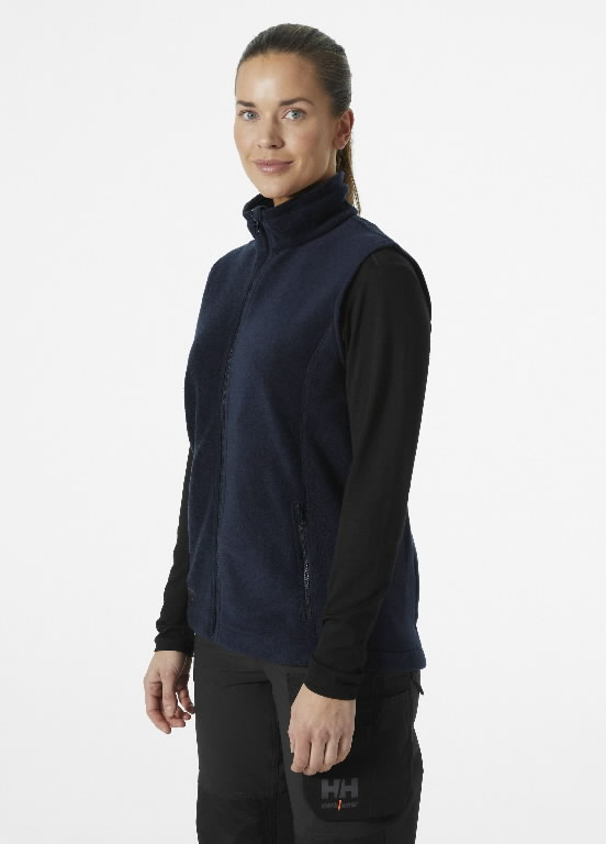 Fleece vest Manchester 2.0 zip in, women, navy M 4.