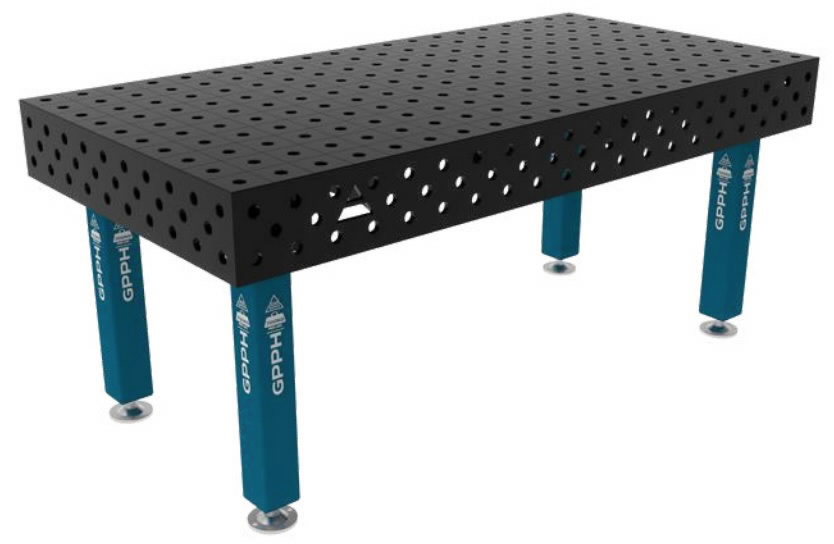Welding table Pro 2000x1000mm, steel, up to 2800kg 1