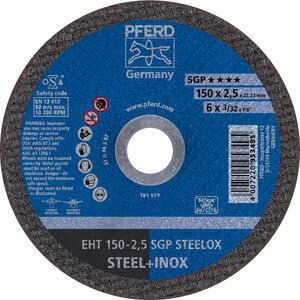 Metallilõikeketas EHT SGP STEELOX 150x2,5mm, Pferd
