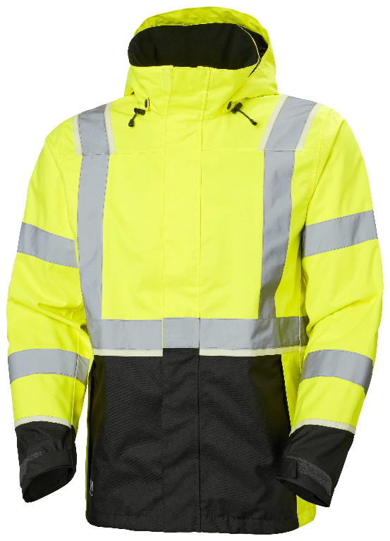 Shell jacket Uc-Me zip in, hi-viz CL3, yellow/black XS