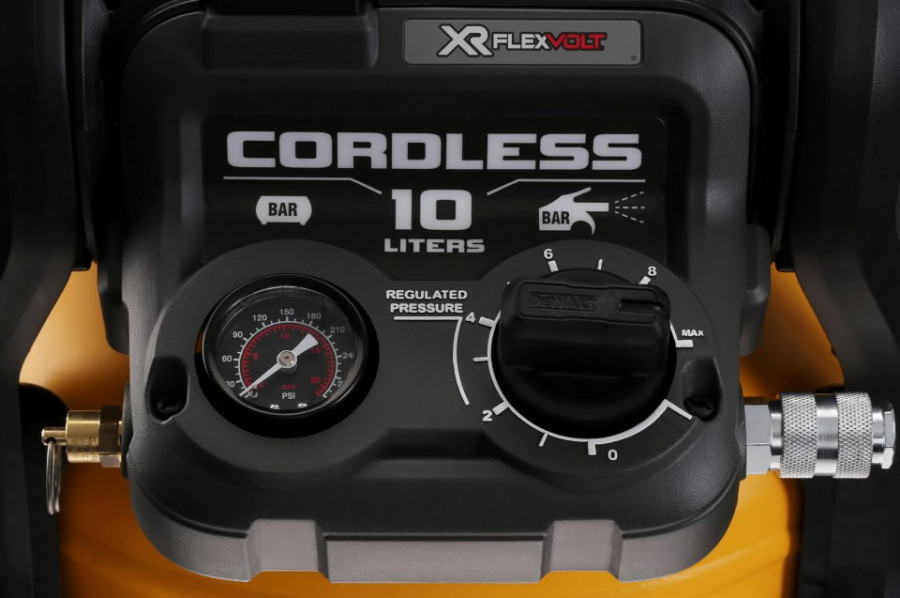 Cordless compressor DCC1054N, 54V Flexvolt, carcass, DeWalt