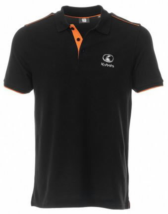 Mens polo shirt with orange piping KUBOTA XXXL