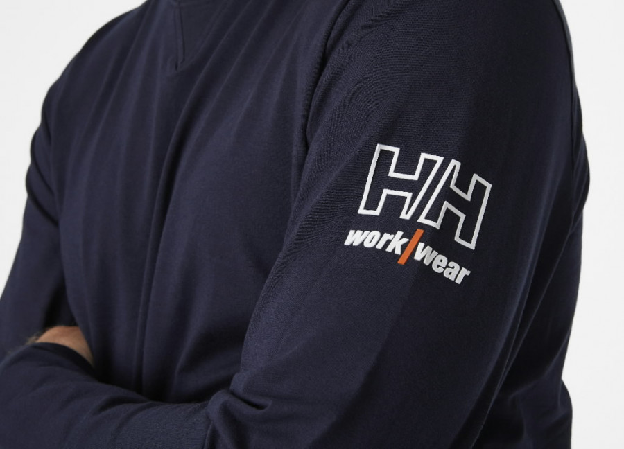 Marškinėliai  Kensington, ilgomis rankovėmis, dark navy M, Helly Hansen WorkWear