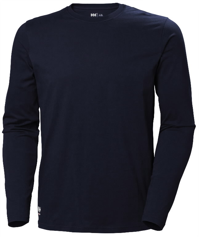 T-shirt HHWW Classic long sleev, navy 4XL