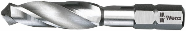 Metal drill bit 1/4´´ HSS 848 6.0x50.0mm, Wera