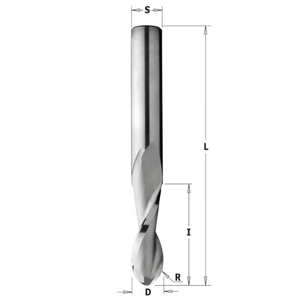 CMT ORANGE TOOLS Profilfräser Aus Hartmetall – 31,7x13 Mm, Radius 4 Mm, Für Präzise Kanten