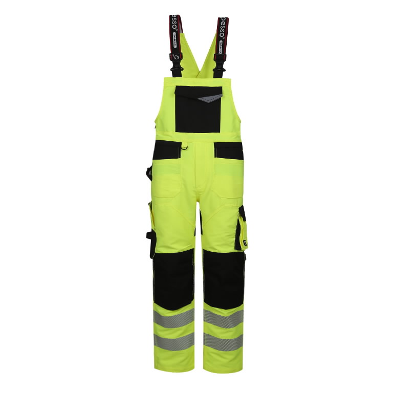 yellow hi vis overalls
